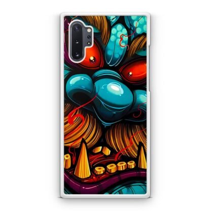 Demon Monster Blue Red Eyes Samsung Galaxy Note 10 / Note 10 Plus Case - Image 2