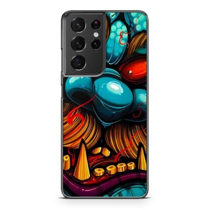 Demon Monster Blue Red Eyes Samsung Galaxy S21 / S21 Plus / S21 Ultra / S21 FE Case