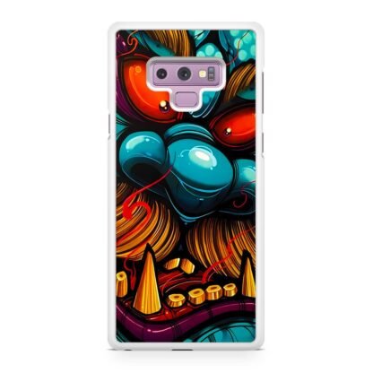 Demon Monster Blue Red Eyes Samsung Galaxy Note 9 Case - Image 2