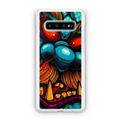 Demon Monster Blue Red Eyes Samsung Galaxy S10 / S10e / S10 Plus / S10 5G Case - Image 2