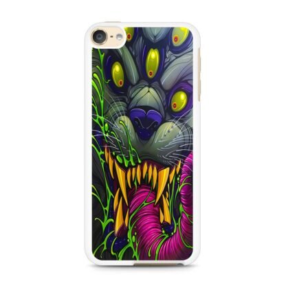 Demon Monster Eyes Tiger iPod Touch 6 / 7 Case - Image 2