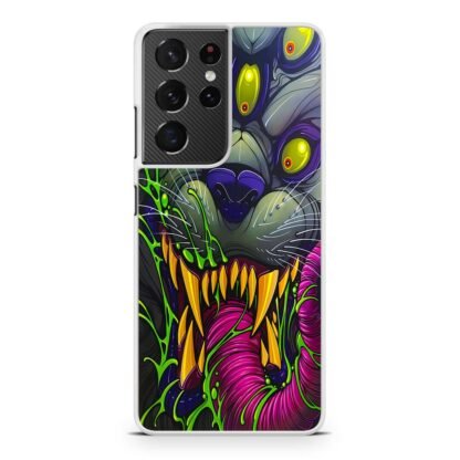 Demon Monster Eyes Tiger Samsung Galaxy S21 / S21 Plus / S21 Ultra / S21 FE Case - Image 2