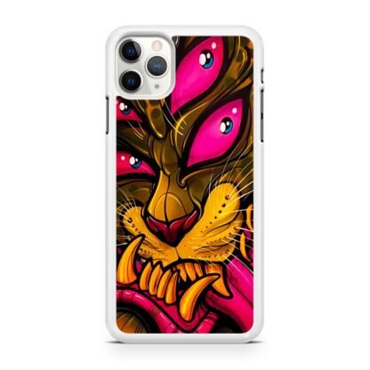 Demon Monster Four Eyes Cheetah iPhone 12 / 12 Pro / 12 Pro Max / 12 Mini Case - Image 2