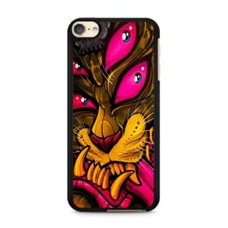 Demon Monster Four Eyes Cheetah iPod Touch 6 / 7 Case