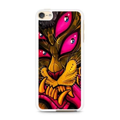 Demon Monster Four Eyes Cheetah iPod Touch 6 / 7 Case - Image 2