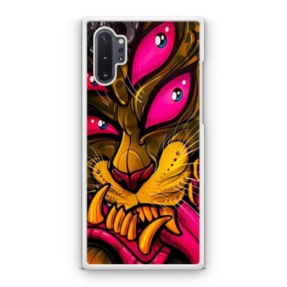Demon Monster Four Eyes Cheetah Samsung Galaxy Note 10 / Note 10 Plus Case - Image 2