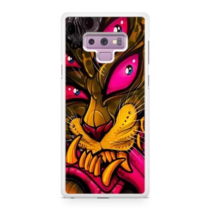 Demon Monster Four Eyes Cheetah Samsung Galaxy Note 9 Case - Image 2