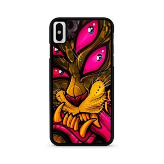 Demon Monster Four Eyes Cheetah iPhone X / XR / XS / XS Max Case