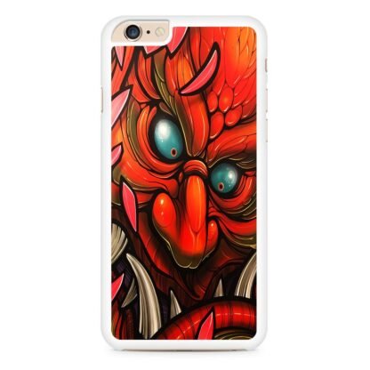 Demon Monster Red Scale Fish iPhone 6 / 6S / 6 Plus / 6S Plus Case - Image 2