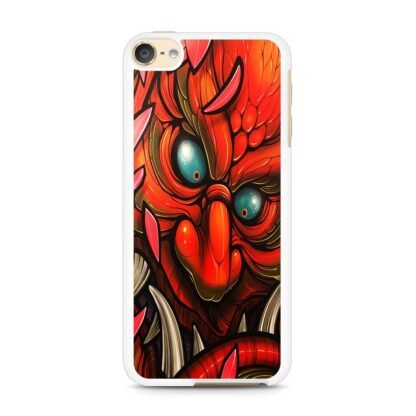 Demon Monster Red Scale Fish iPod Touch 6 / 7 Case - Image 2