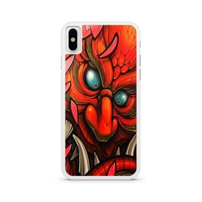 Demon Monster Red Scale Fish iPhone X / XR / XS / XS Max Case - Image 2