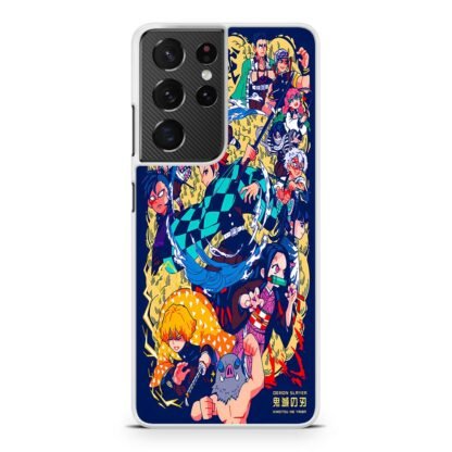 Demon Slayer Kimetsu No Yaiba Characters Cover Samsung Galaxy S21 / S21 Plus / S21 Ultra / S21 FE Case - Image 2