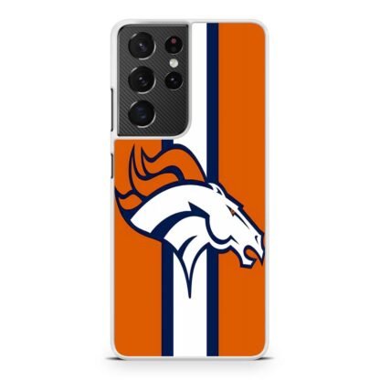 Denver Broncos Orange Stripe Logo Samsung Galaxy S21 / S21 Plus / S21 Ultra / S21 FE Case - Image 2