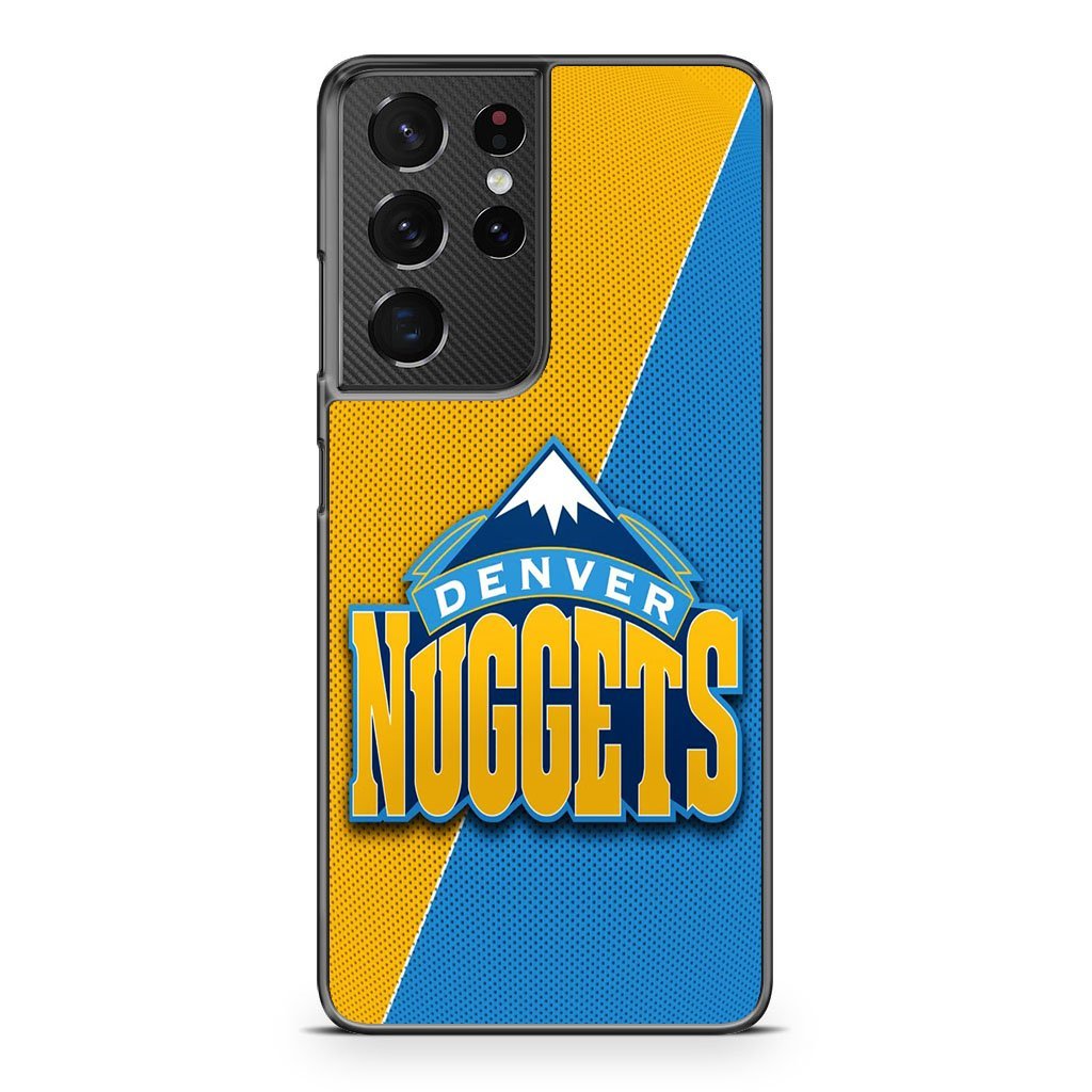 Denver Nuggets Carbon Logo Samsung Galaxy S21 / S21 Plus / S21 Ultra / S21 FE Case