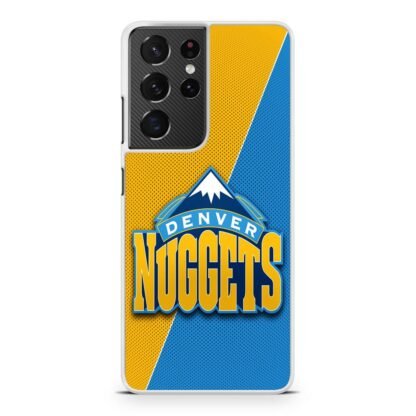 Denver Nuggets Carbon Logo Samsung Galaxy S21 / S21 Plus / S21 Ultra / S21 FE Case - Image 2
