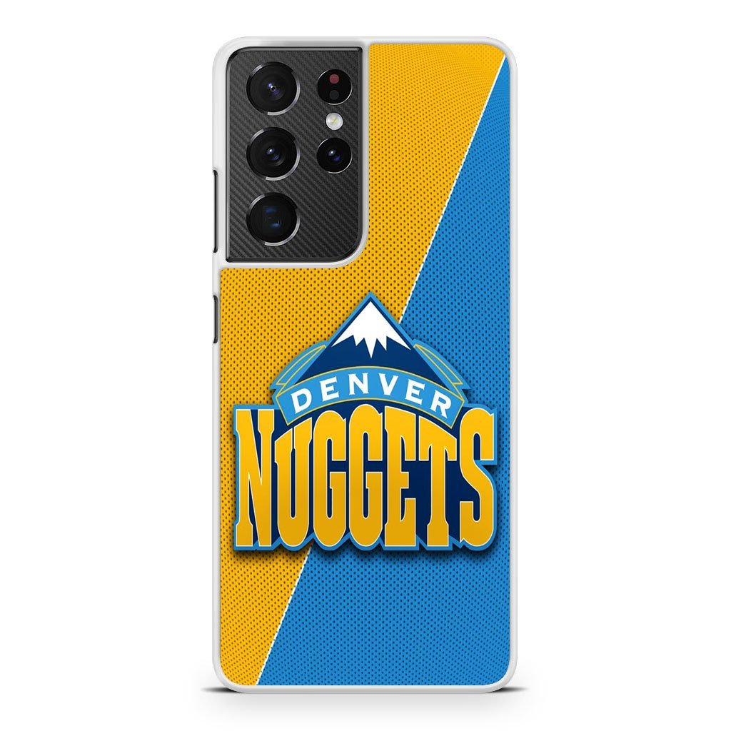 Denver Nuggets Carbon Logo Samsung Galaxy S21 / S21 Plus / S21 Ultra / S21 FE Case - Image 2