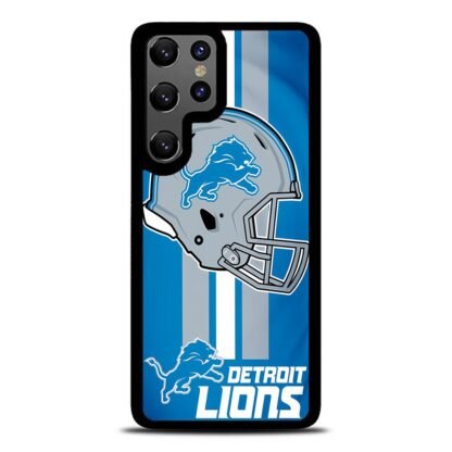 Detroit Lions Helmet NFL Logo Samsung Galaxy S25 / S25 Plus / S25 Ultra Case