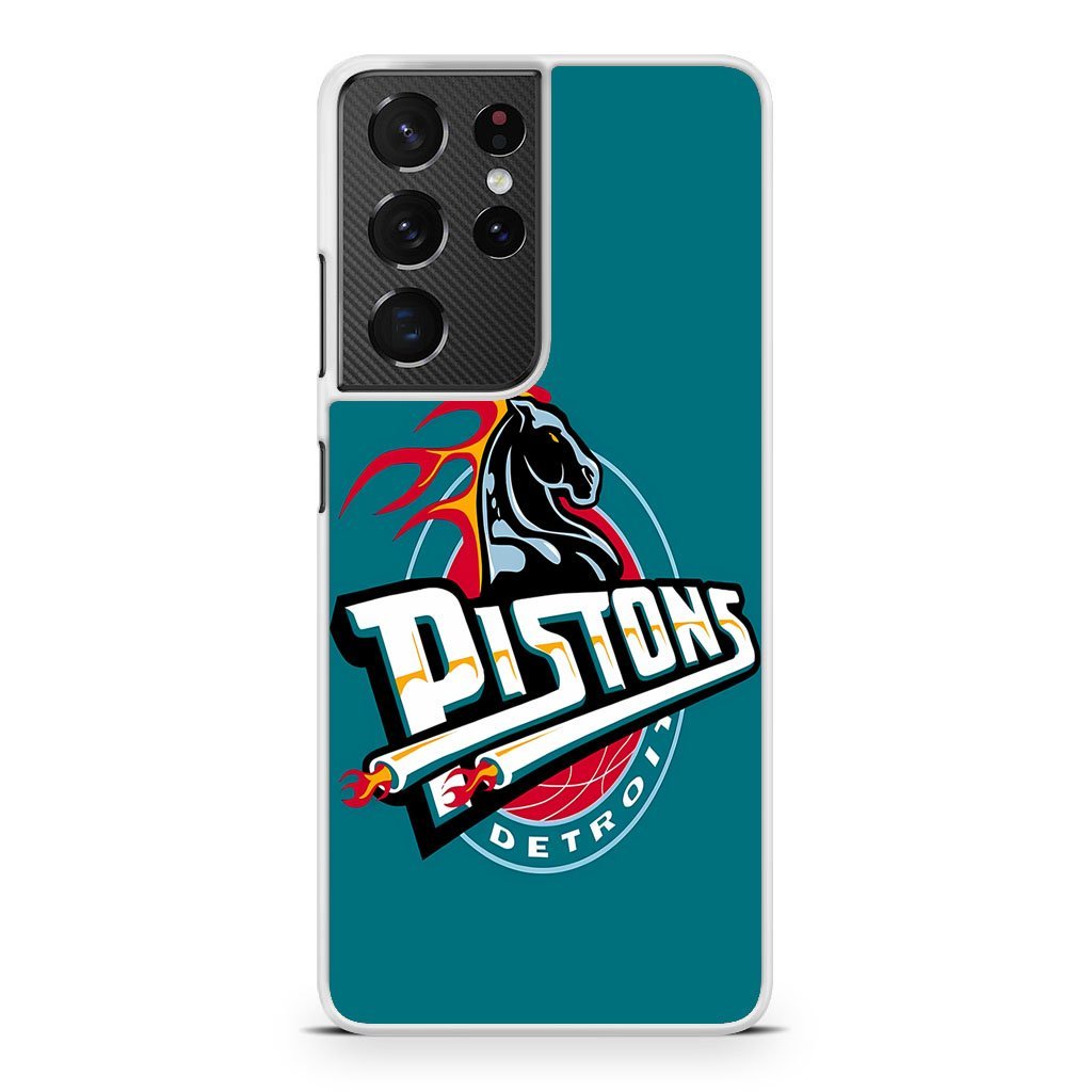 Detroit Pistons Logo Samsung Galaxy S21 / S21 Plus / S21 Ultra / S21 FE Case - Image 2