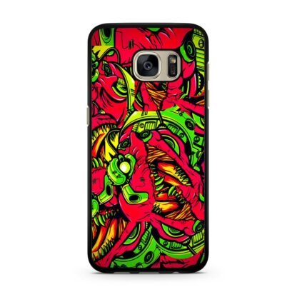 Dino Robot T-Rex Collage Samsung Galaxy S7 / S7 Edge Case