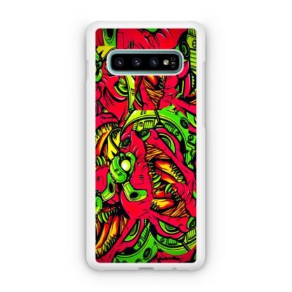 Dino Robot T-Rex Collage Samsung Galaxy S10 / S10e / S10 Plus / S10 5G Case - Image 2