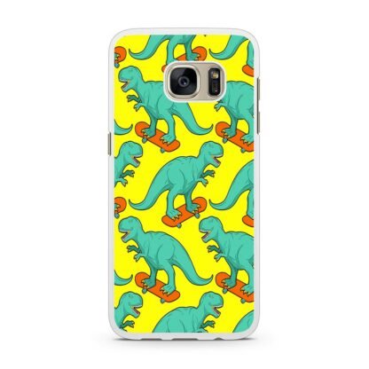 Dino Skate Collage Samsung Galaxy S7 / S7 Edge Case - Image 2