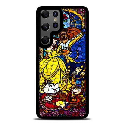 Disney Beauty And The Beast Mosaic Samsung Galaxy S25 / S25 Plus / S25 Ultra Case