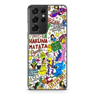 Disney Characters Doodle Samsung Galaxy S21 / S21 Plus / S21 Ultra / S21 FE Case