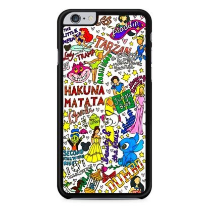 Disney Characters Doodle iPhone 6 / 6S / 6 Plus / 6S Plus Case