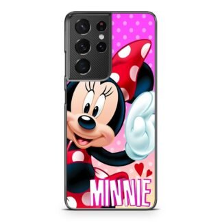 Disney Minnie Mouse Pink Red Samsung Galaxy S21 / S21 Plus / S21 Ultra / S21 FE Case