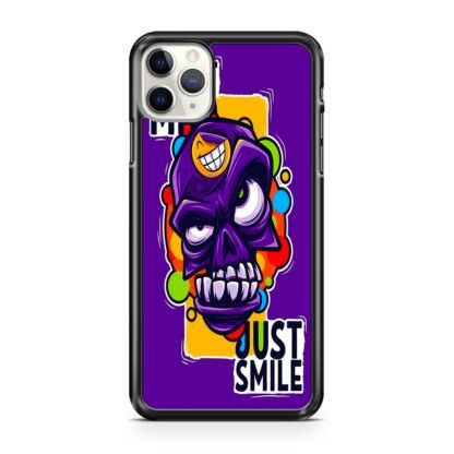 Dont Mad Just Smile Skull Doodle iPhone 12 / 12 Pro / 12 Pro Max / 12 Mini Case