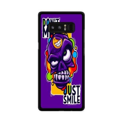 Dont Mad Just Smile Skull Doodle Samsung Galaxy Note 8 Case