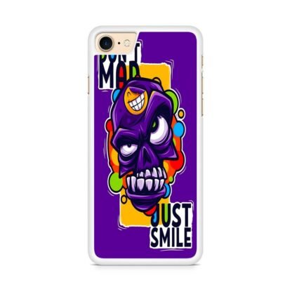 Dont Mad Just Smile Skull Doodle iPhone 7 / 8 / SE 2020 / SE 2022 Case - Image 2