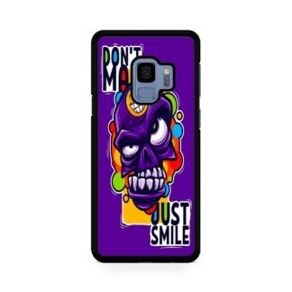 Dont Mad Just Smile Skull Doodle Samsung Galaxy S9 / S9 Plus Case