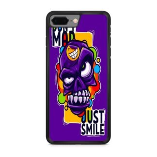 Dont Mad Just Smile Skull Doodle iPhone 7 Plus / 8 Plus Case