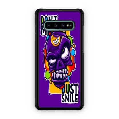 Dont Mad Just Smile Skull Doodle Samsung Galaxy S10 / S10e / S10 Plus / S10 5G Case