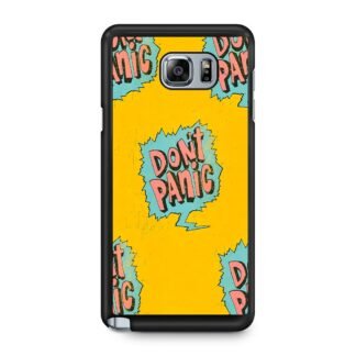 Dont Panic Pop Art Cover Samsung Galaxy Note 5 Case