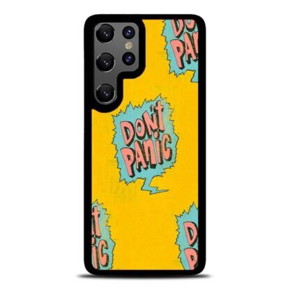 Dont Panic Pop Art Cover Samsung Galaxy S25 / S25 Plus / S25 Ultra Case