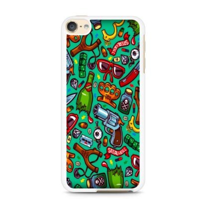 Doodle Arms Collage iPod Touch 6 / 7 Case - Image 2
