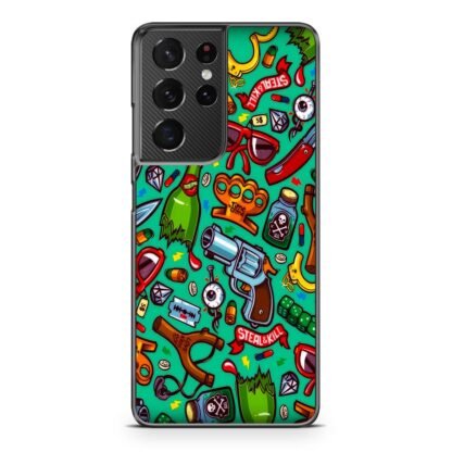 Doodle Arms Collage Samsung Galaxy S21 / S21 Plus / S21 Ultra / S21 FE Case