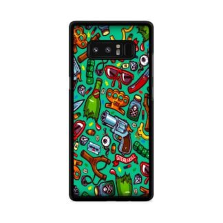 Doodle Arms Collage Samsung Galaxy Note 8 Case