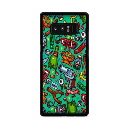 Doodle Arms Collage Samsung Galaxy Note 8 Case