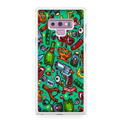 Doodle Arms Collage Samsung Galaxy Note 9 Case - Image 2