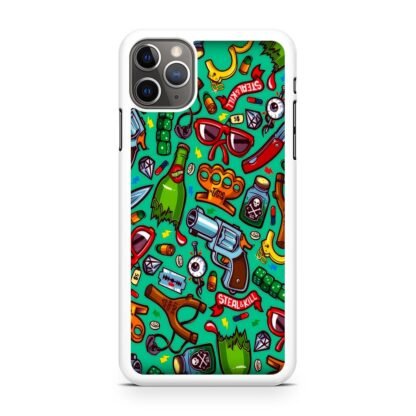 Doodle Arms Collage iPhone 15 / 15 Plus / 15 Pro / 15 Pro Max Case - Image 2