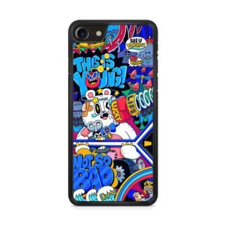 Doodle Characters Collage iPhone 7 / 8 / SE 2020 / SE 2022 Case