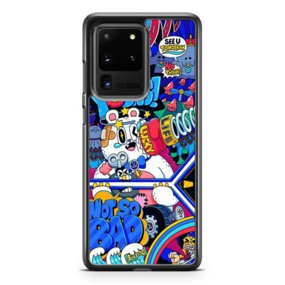 Doodle Characters Collage Samsung Galaxy S20 / S20 Plus / S20 Ultra / S20 FE Case
