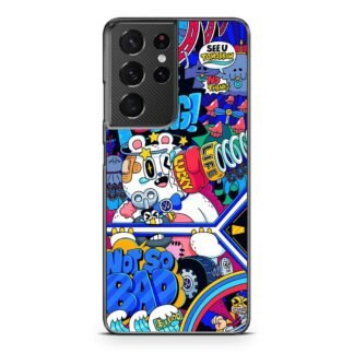 Doodle Characters Collage Samsung Galaxy S21 / S21 Plus / S21 Ultra / S21 FE Case