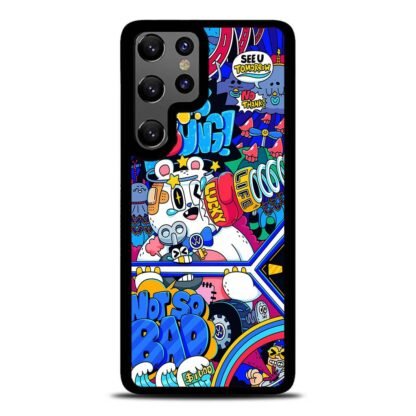 Doodle Characters Collage Samsung Galaxy S25 / S25 Plus / S25 Ultra Case