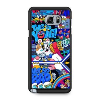 Doodle Characters Collage Samsung Galaxy Note 5 Case
