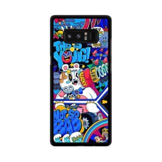 Doodle Characters Collage Samsung Galaxy Note 8 Case