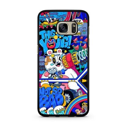 Doodle Characters Collage Samsung Galaxy S7 / S7 Edge Case